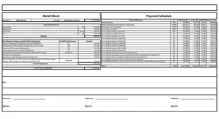 Prestige Meridian Park Costing Details